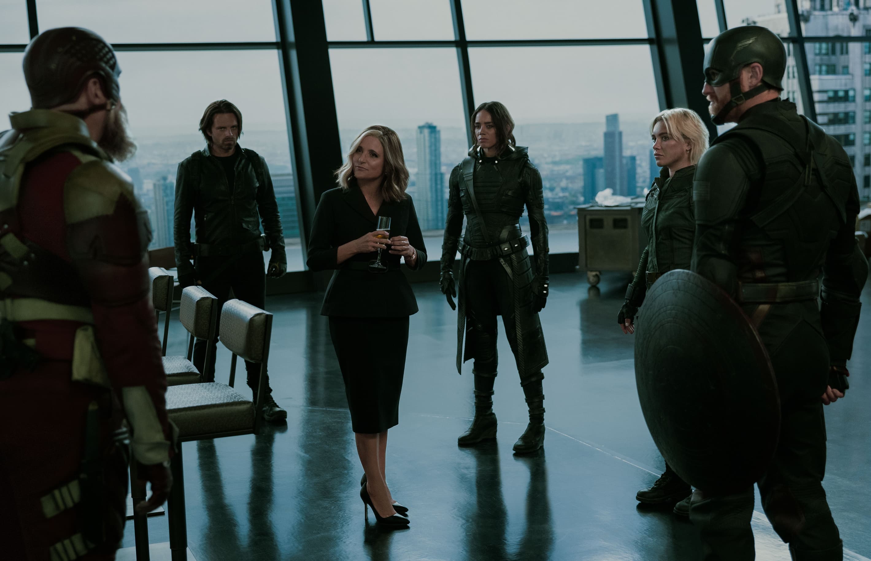 Julia Louis-Dreyfus with the Thunderbolts*