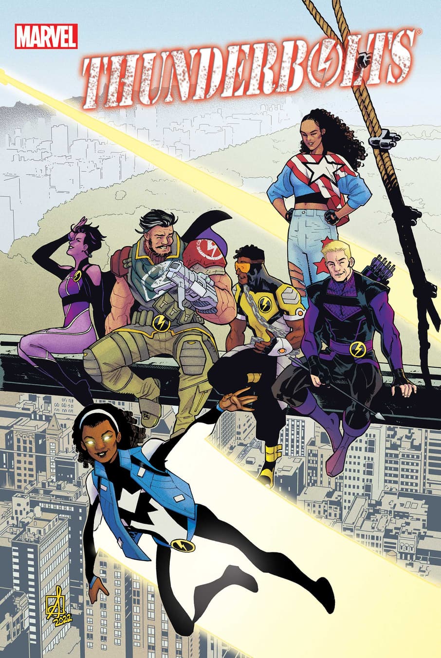 Thunderbolts #1 Cover by SEAN IZAAKSE