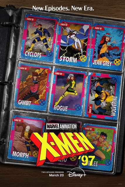New 'X-Men '97' Posters Embrace the Nostalgia of Character Trading Cards