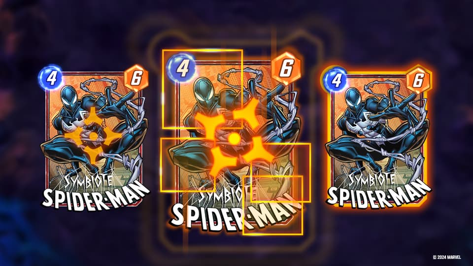 MARVEL SNAP The Amazing Spider-Season Activate Ability Symbiote Spider-Man Card