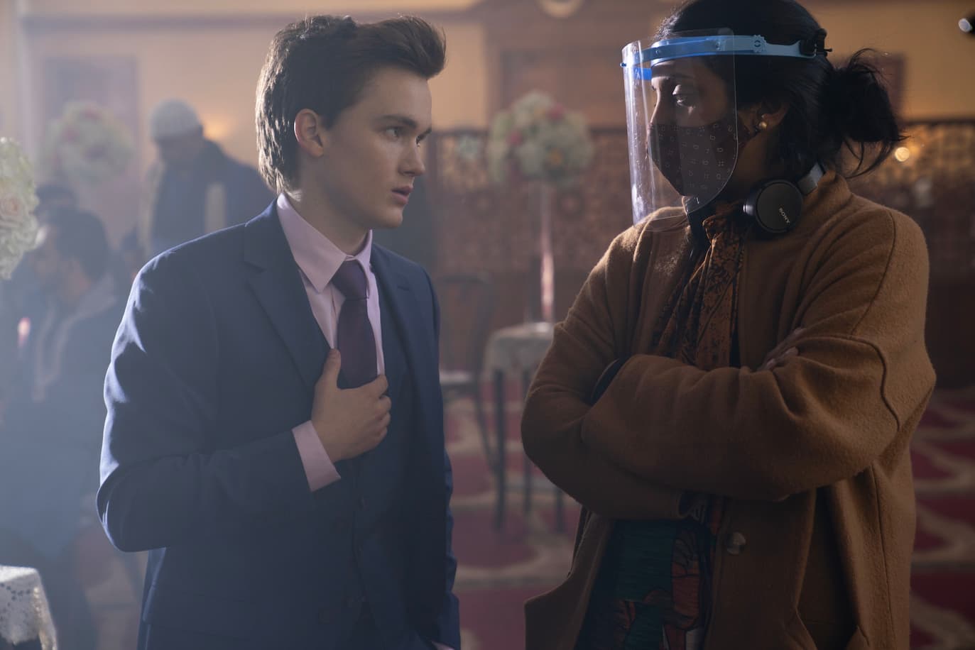 Matt Lintz and Director Meera Menon