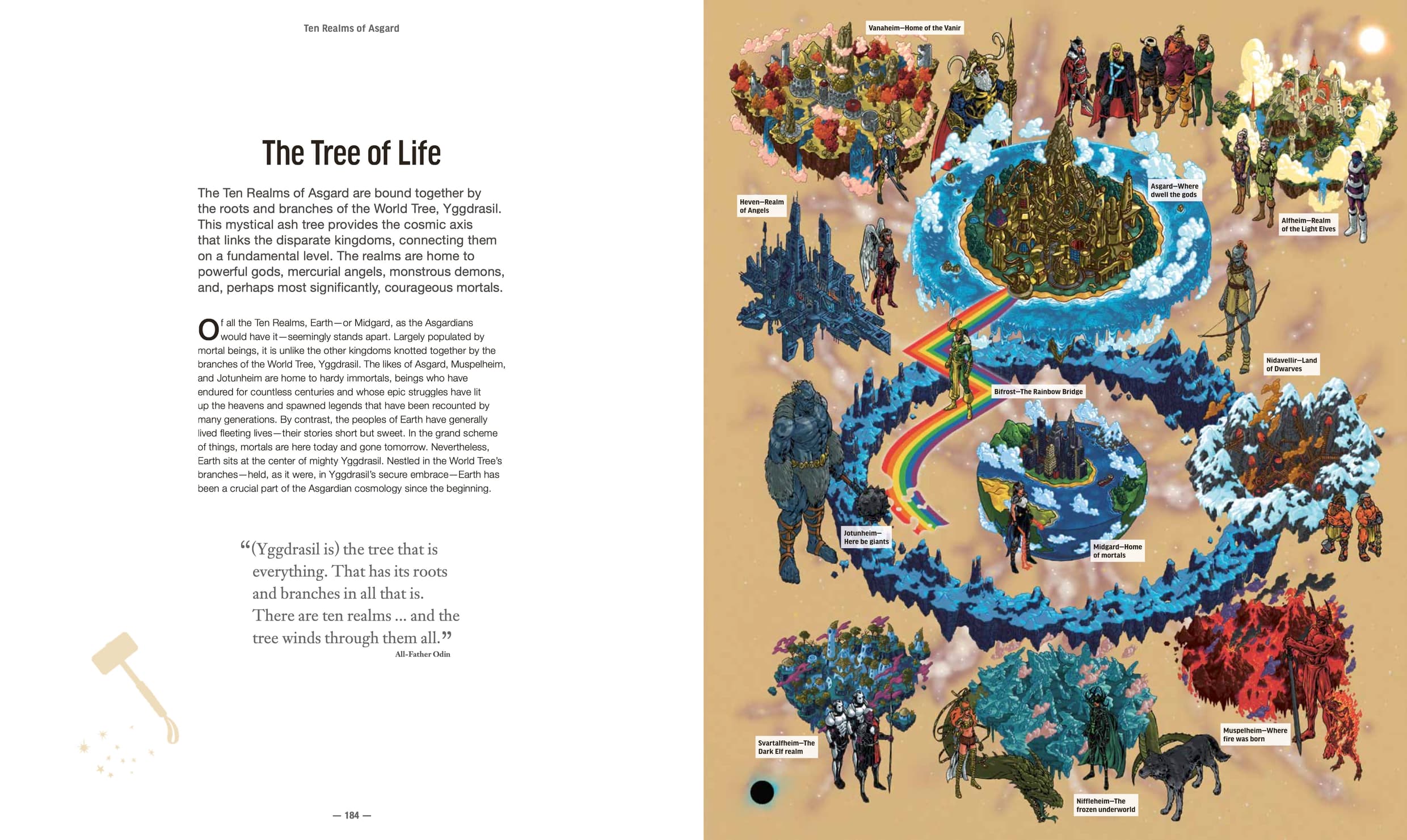 "Ten Realms of Asgard" by Andrew DeGraff  © Andrew DeGraff, 2021