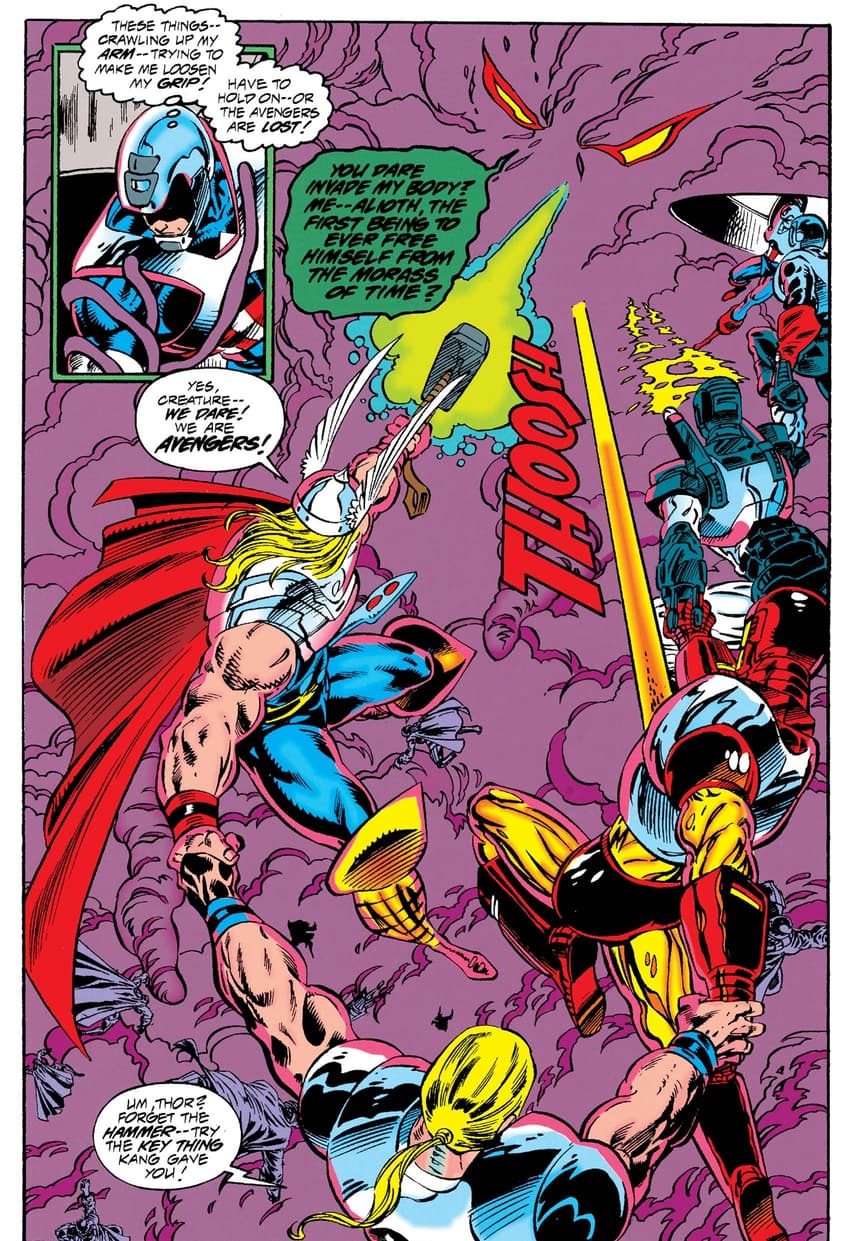 The Avengers versus Alioth!