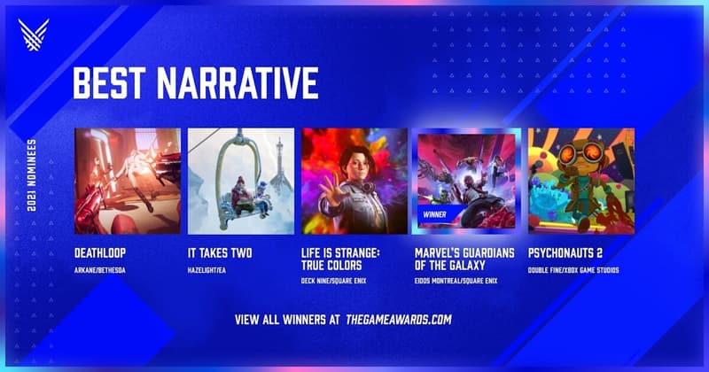 The Game Awards 2021 Nominees: 'It Takes Two,' 'Deathloop,' and More