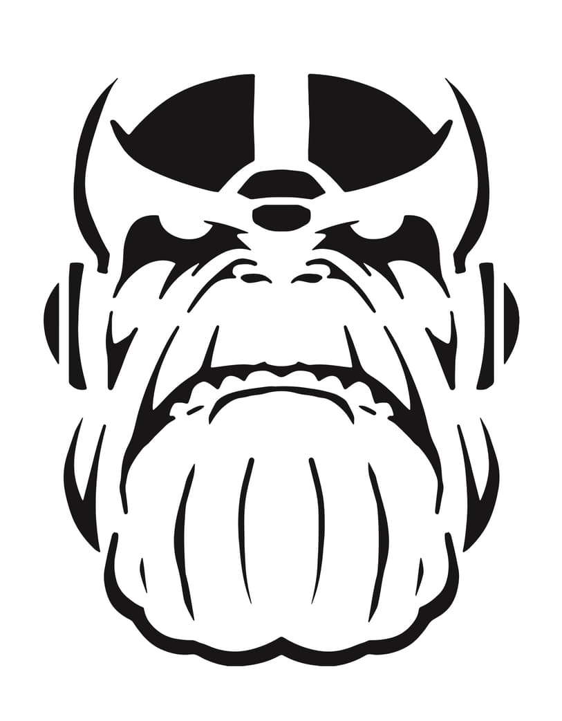 avengers pumpkin carving stencils