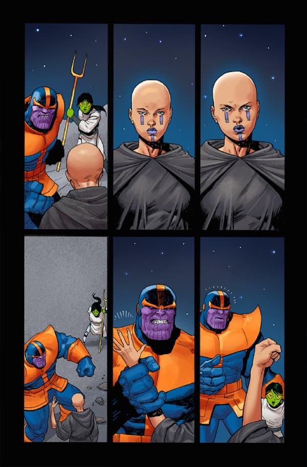 THANOS #6 interiors by Ariel Olivetti and Antonio Fabela