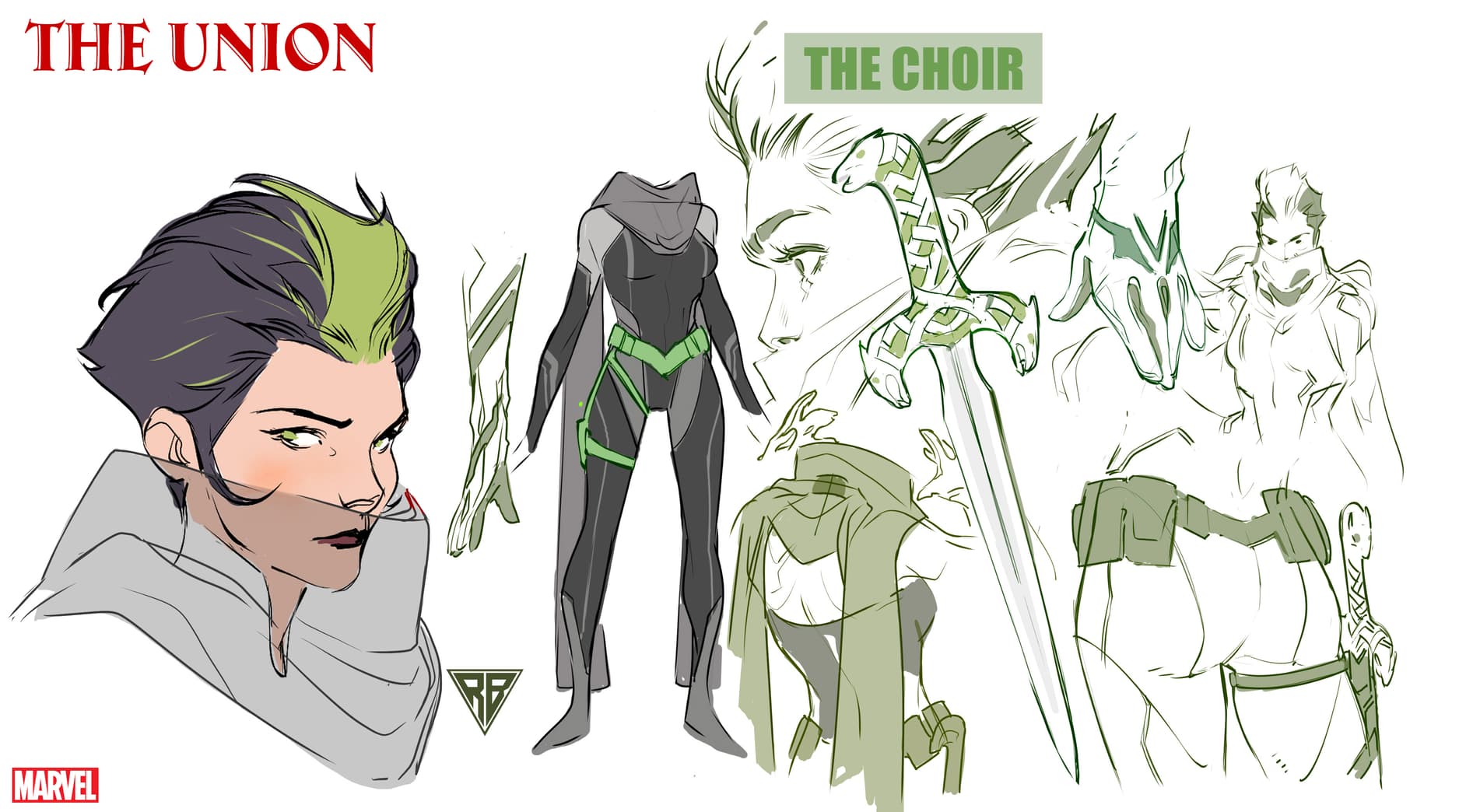 The Choir character design by R.B. Silva