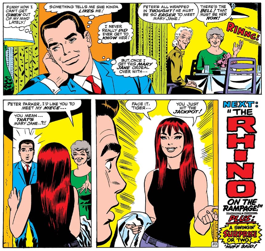 Interior to THE AMAZING SPIDER-MAN (1963) #42 by Romita Sr.