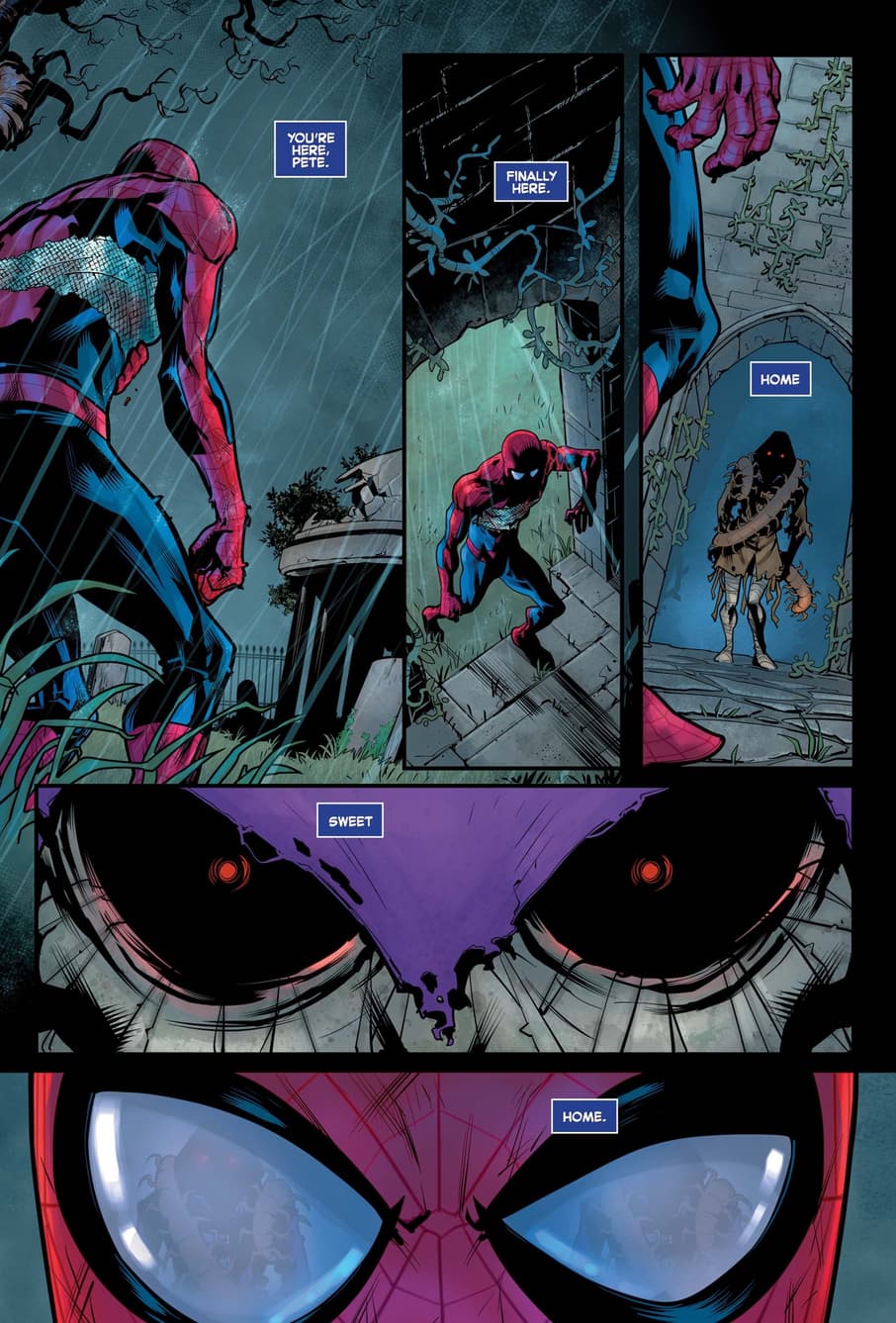 Kindred haunts Spider-Man.