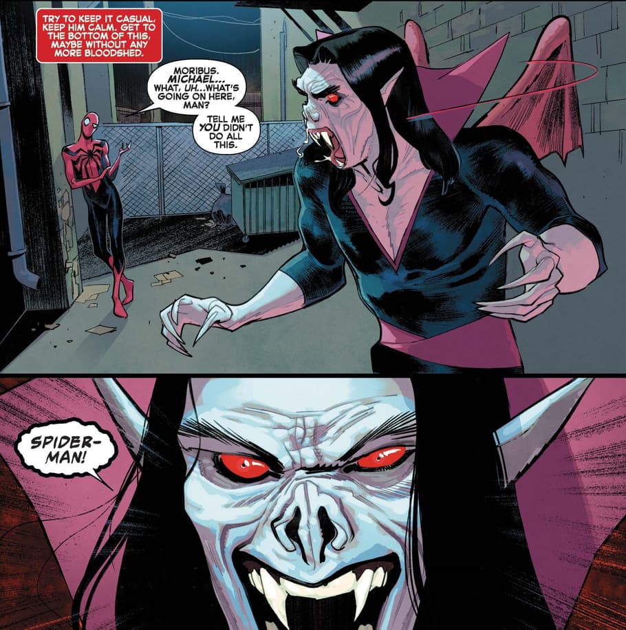 Morbius faces Spider-Man!