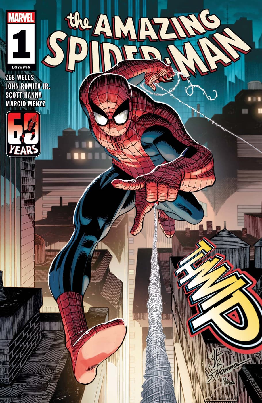 Cover to THE AMAZING SPIDER-MAN (2022) #1