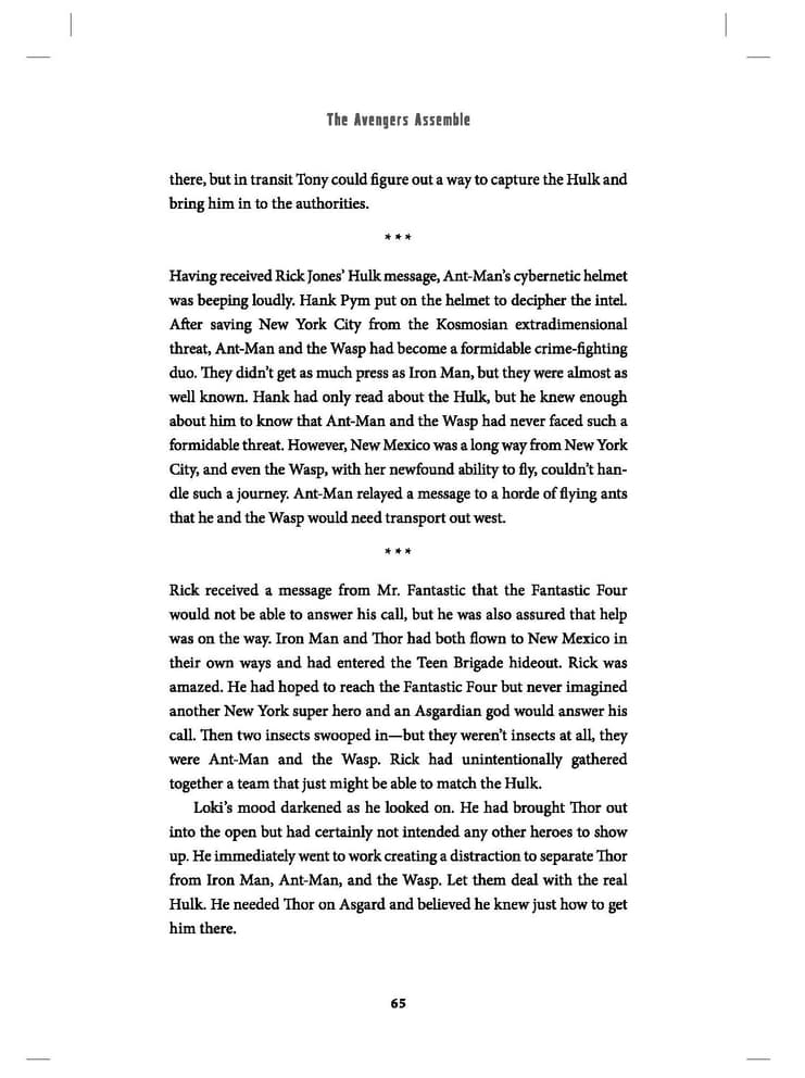 Preview page from The Avengers Assembled: The Origin Story of Earth’s Mightiest Heroes.