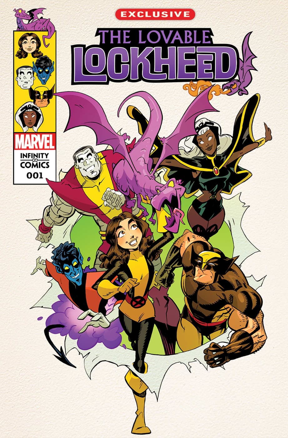 THE LOVABLE LOCKHEED INFINITY COMIC (2024) #1 cover by Nathan Stockman