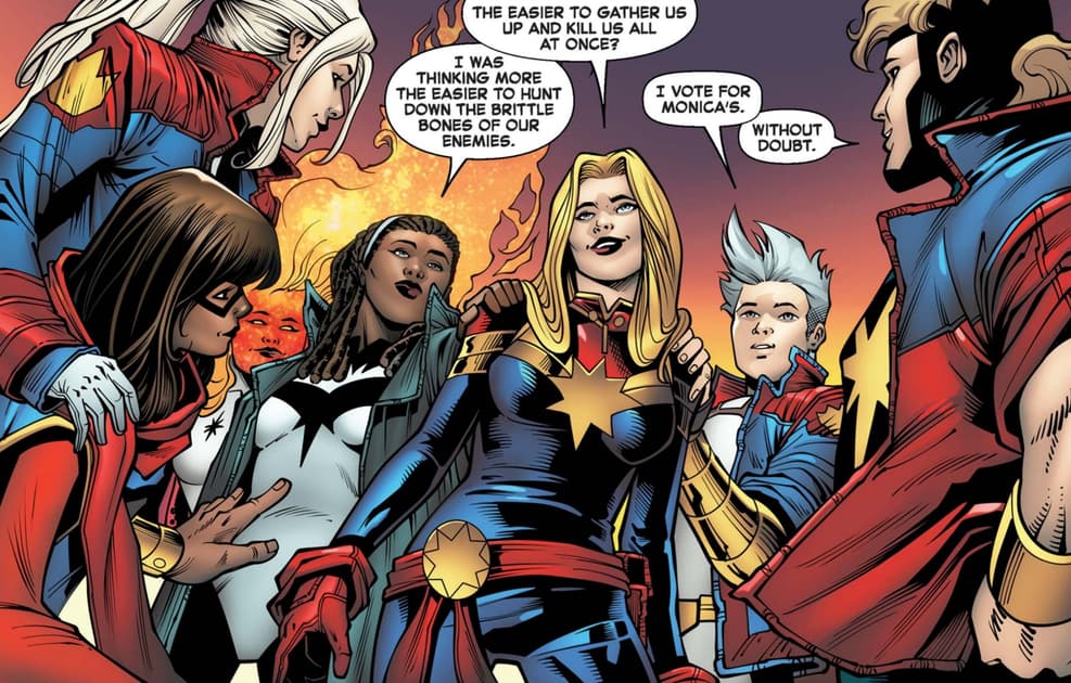 The Marvels carry on the legacy of Mar-Vell in CAPTAIN MARVEL (2019) #36.