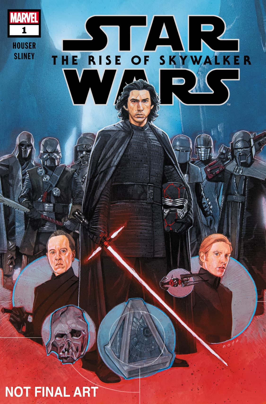 STAR WARS: THE RISE OF SKYWALKER ADAPTATION #1 cover preview by Phil Noto