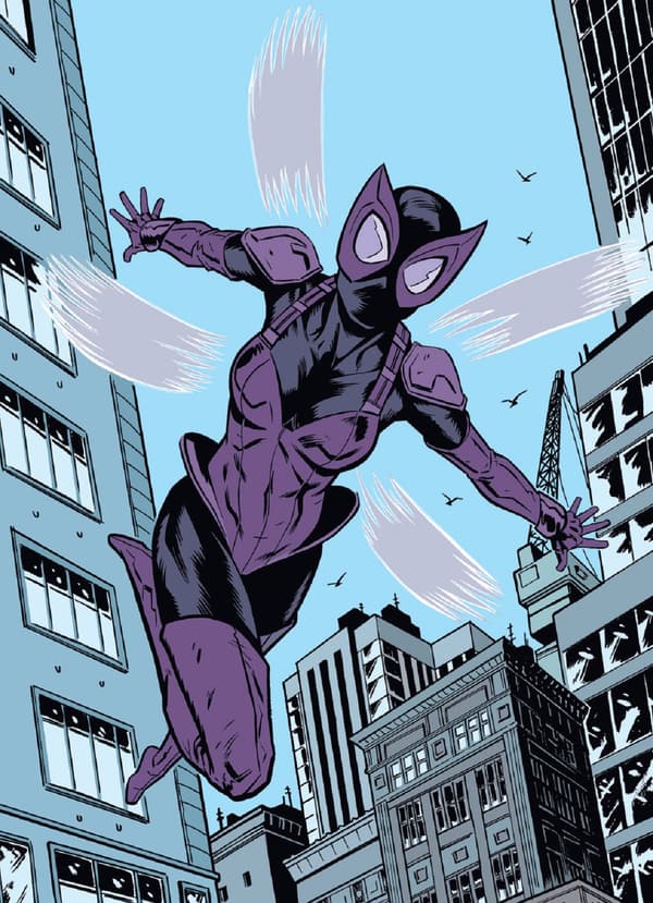 Janice Lincoln suits up for the first time as the Beetle in THE SUPERIOR FOES OF SPIDER-MAN (2013) #7.