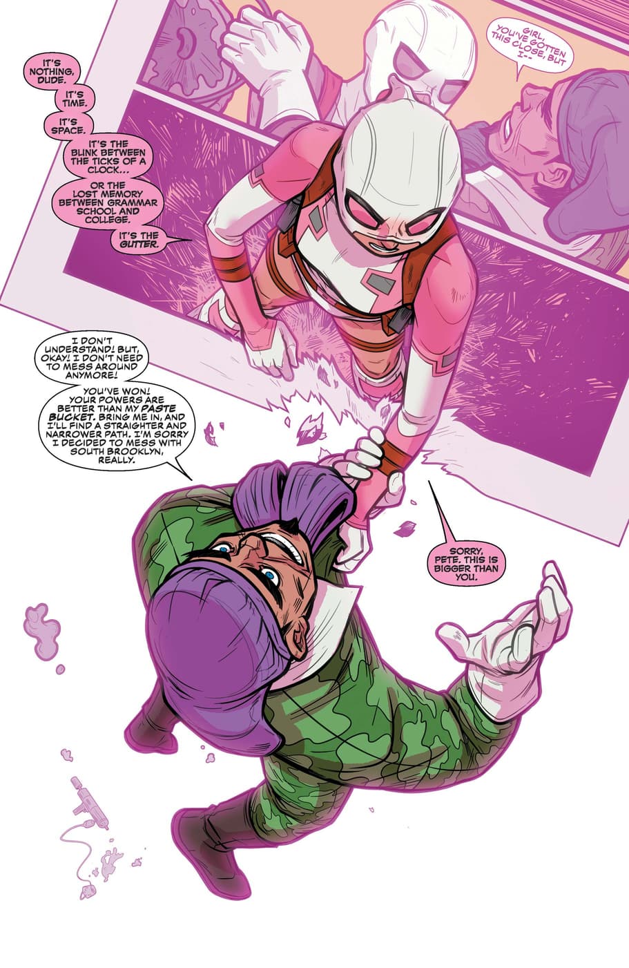 THE UNBELIEVABLE GWENPOOL (2016) #21 page by Christopher Hastings and Irene Strychalski