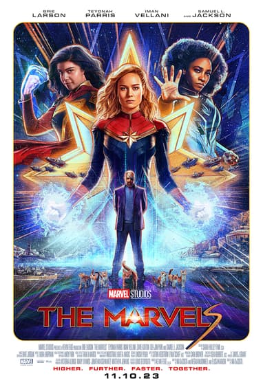 Marvel Studios' The Marvels Captain Marvel 2 Movie Poster