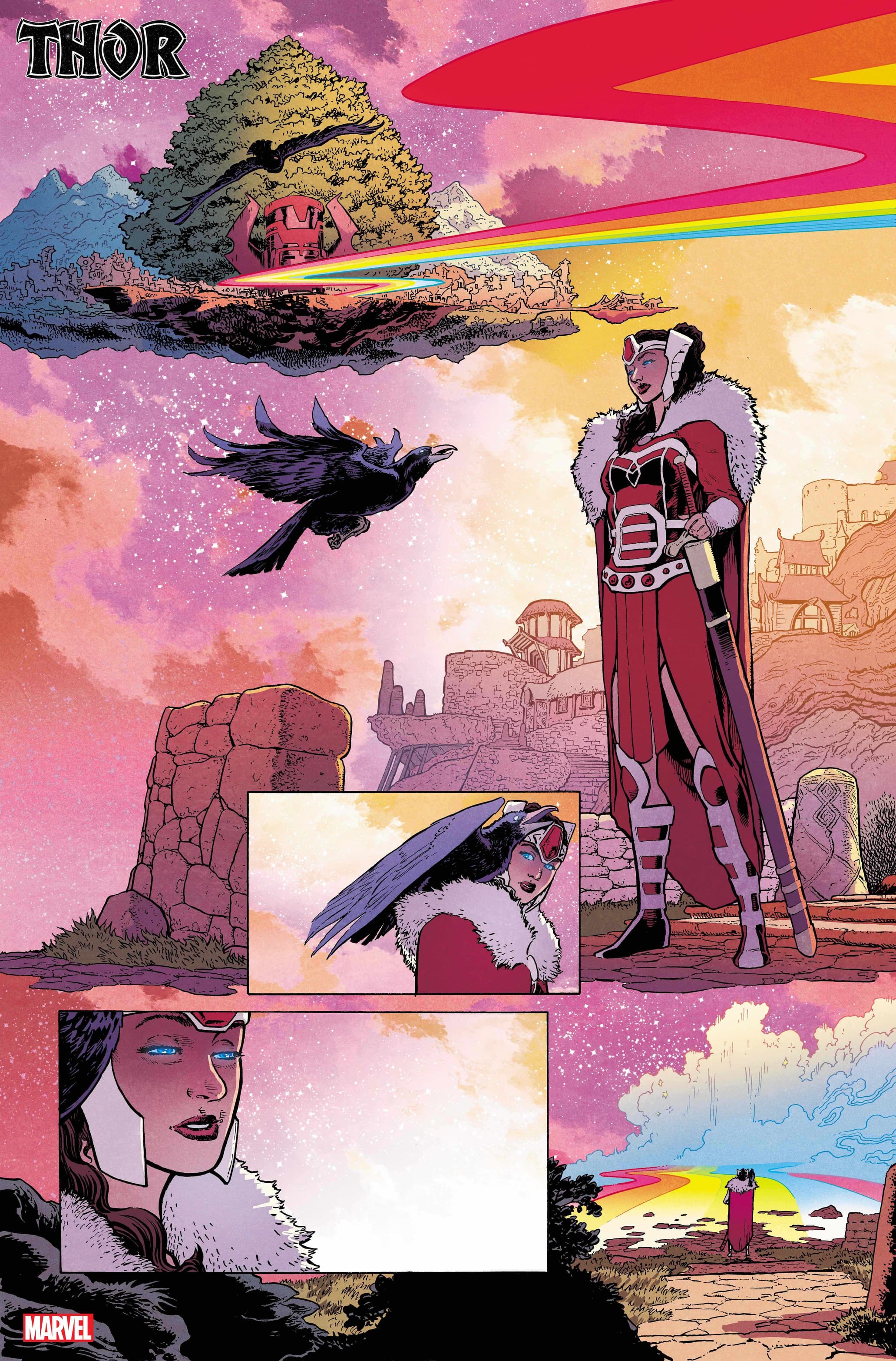 THOR #7 preview interiors by Aaron Kuder and Matt Wilson