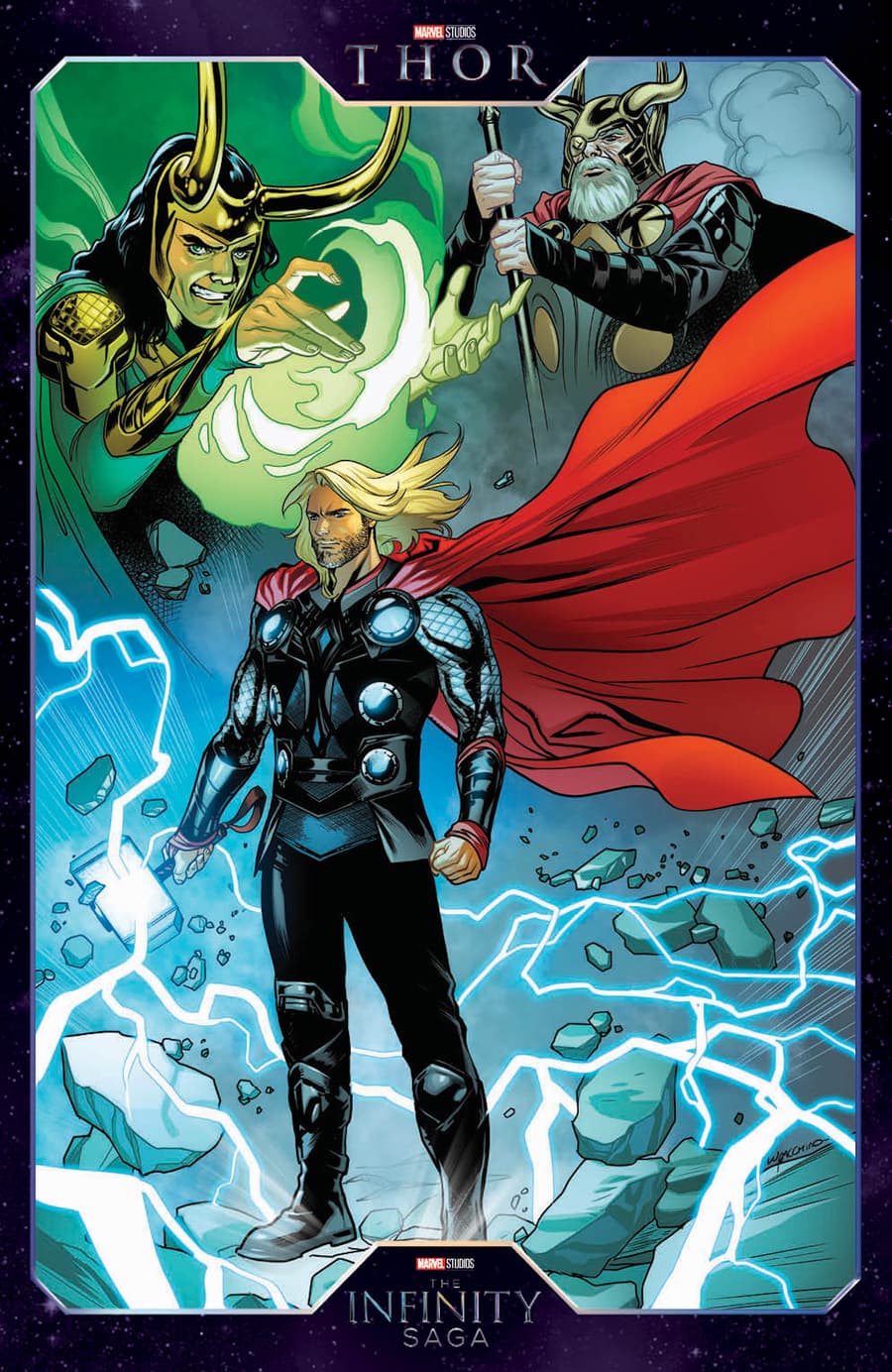 THOR #19 Thor Infinity Saga Variant Cover by EMA LUPACCHINO