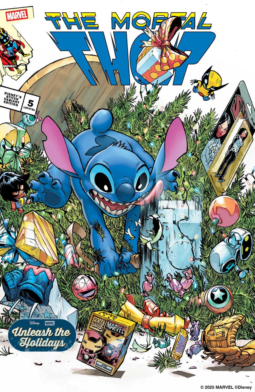 Stitch Wreaks Holiday Havoc In Marvel's New 'Stitch Unleash the