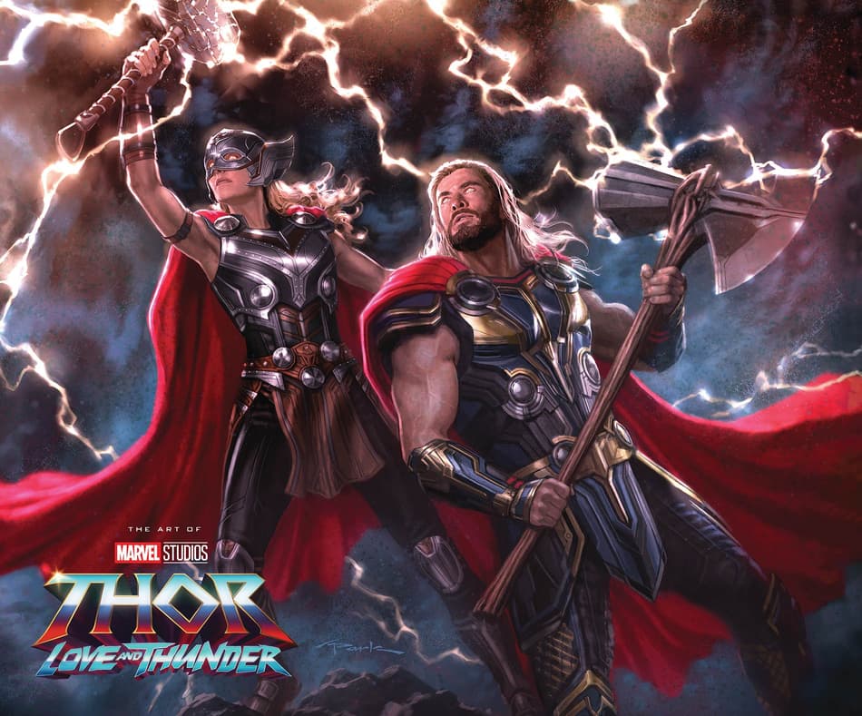Cover to The Art of Marvel Studios’ Thor: Love and Thunder.
