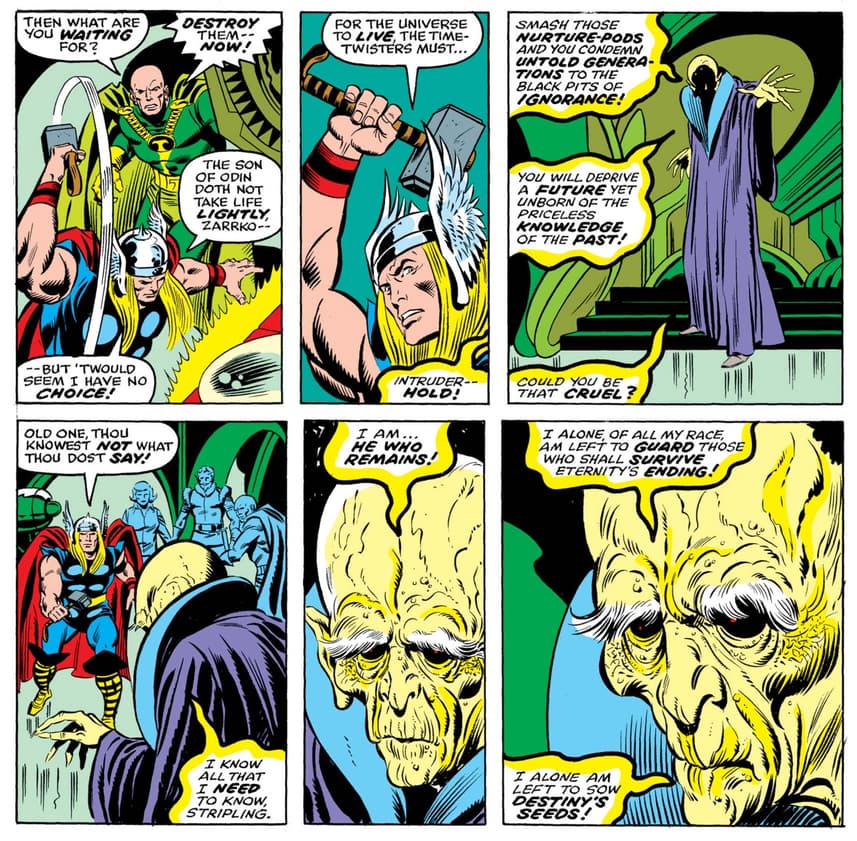 He Who Remains The Survivor At The End Of Time Marvel
