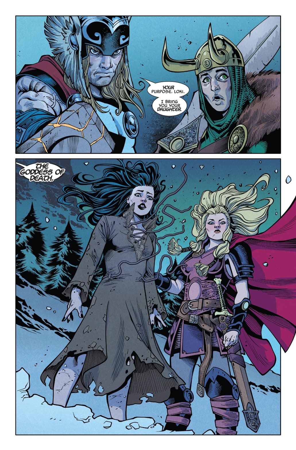 THOR (2020) #35 page by Torunn Grønbekk, Sergio Davila, and Juan Gedeon