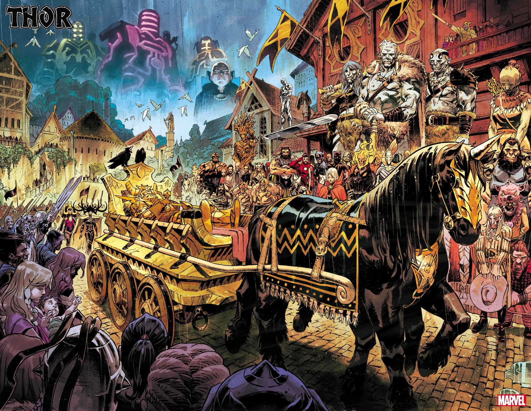 Thor #24 artwork by Nic Klein