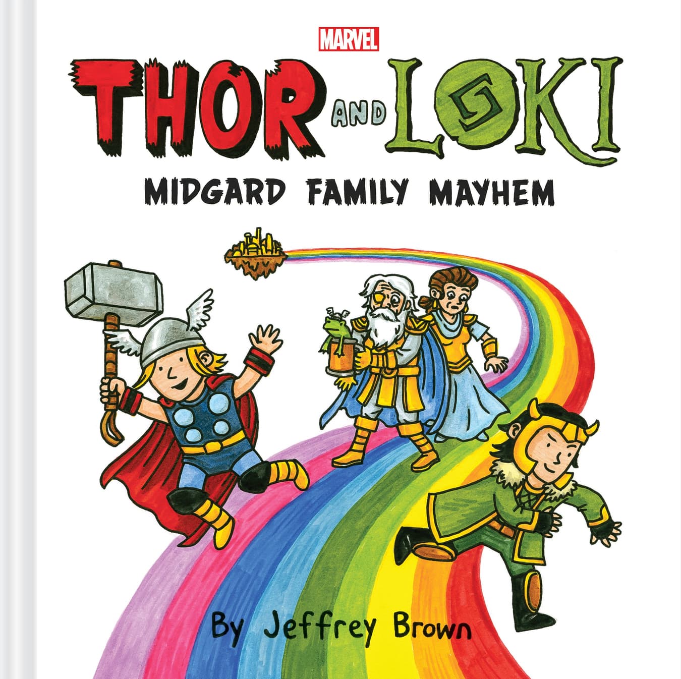 ‘Thor and Loki: Midgard Family Mayhem’ cover by Jeffrey Brown