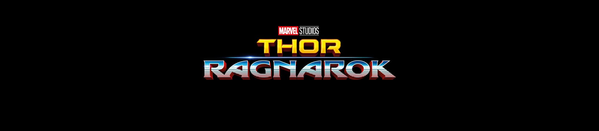 Thor: Ragnarok Movie Logo On Black