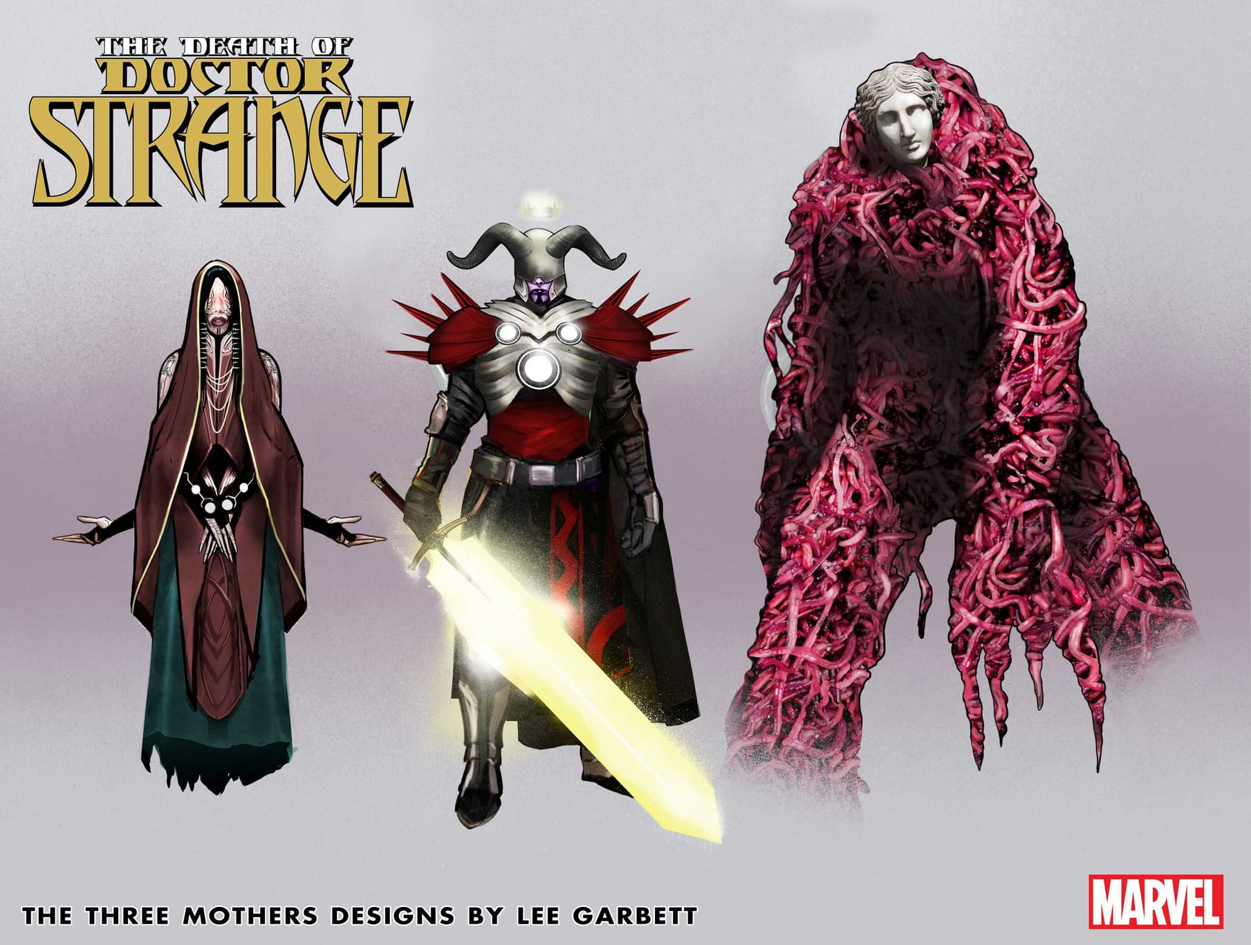 The Three Mothers character designs