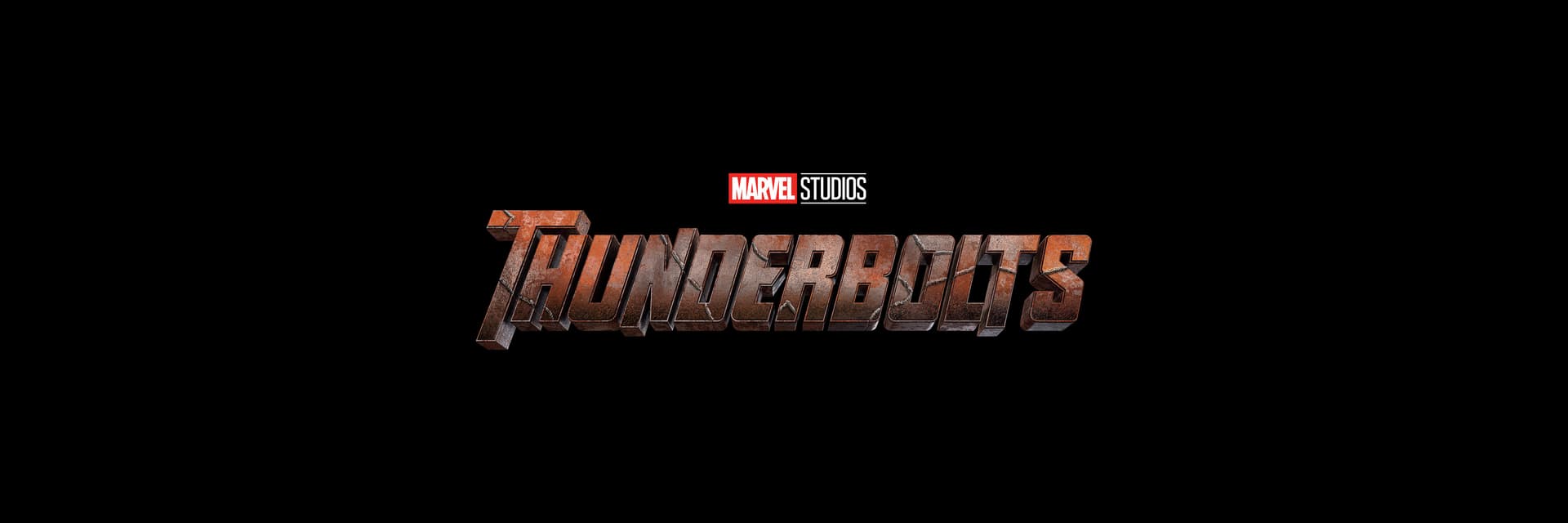 Marvel Studios' Thunderbolts Movie Logo on Black