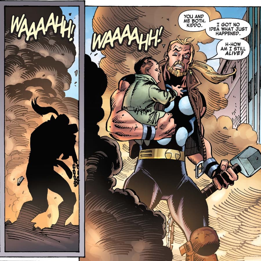 Kevin Masterson continues the work his dad started in THUNDERSTRIKE (2010) #1.