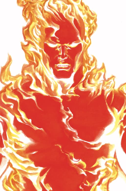 FANTASTIC FOUR 24 HUMAN TORCH TIMELESS VIRGIN VARIANT