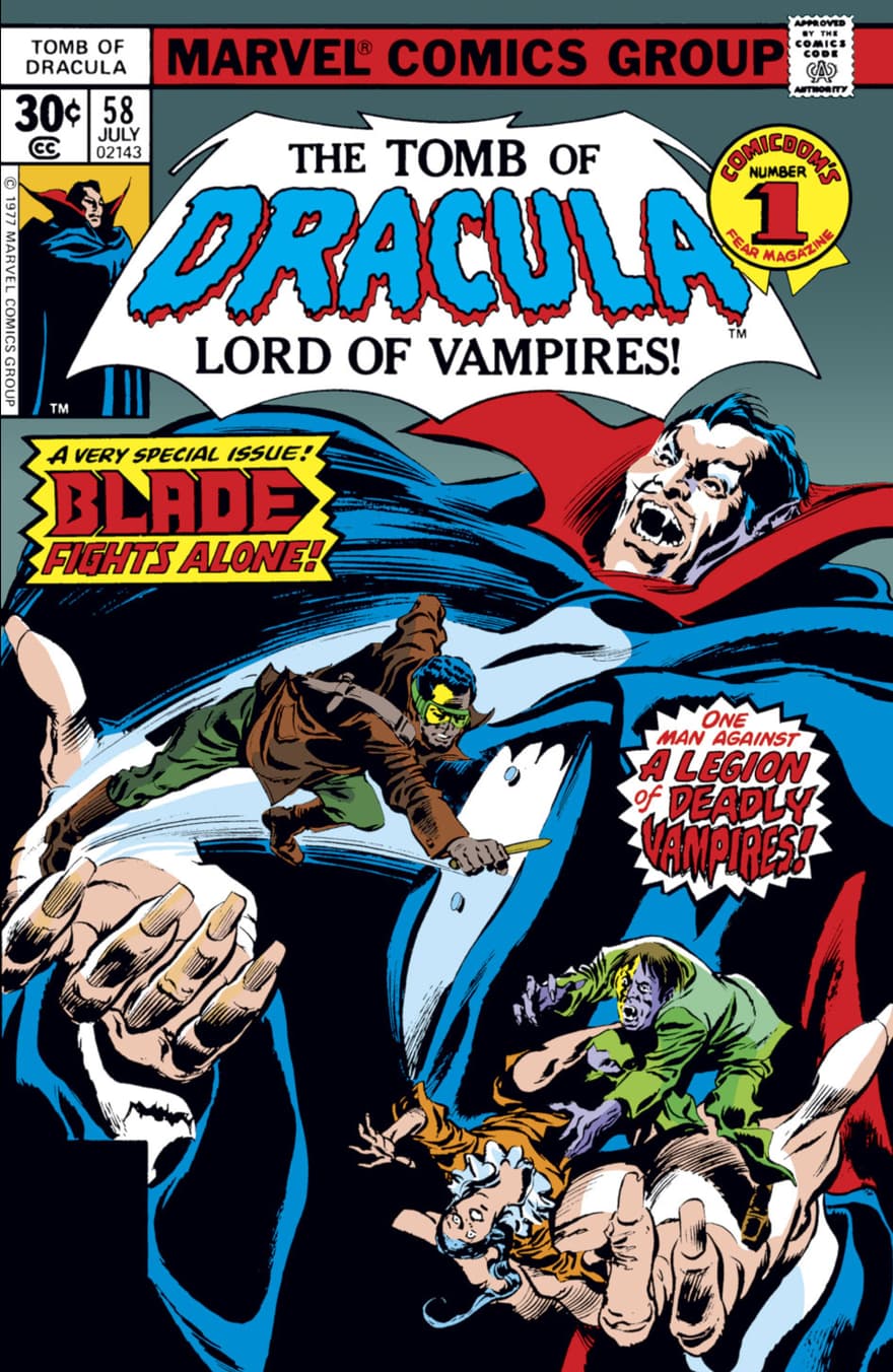 Tomb of Dracula 58 cover
