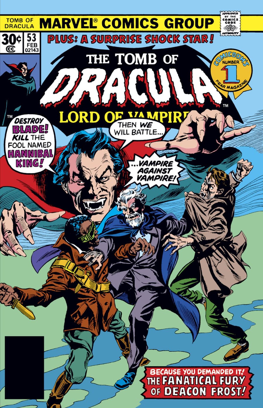 TOMB OF DRACULA (1972) #53 cover by Gene Colan