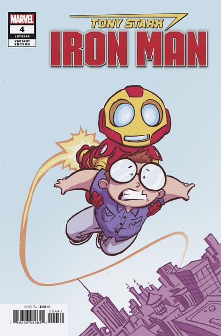 Tony Stark: Iron Man variant by Skottie Young