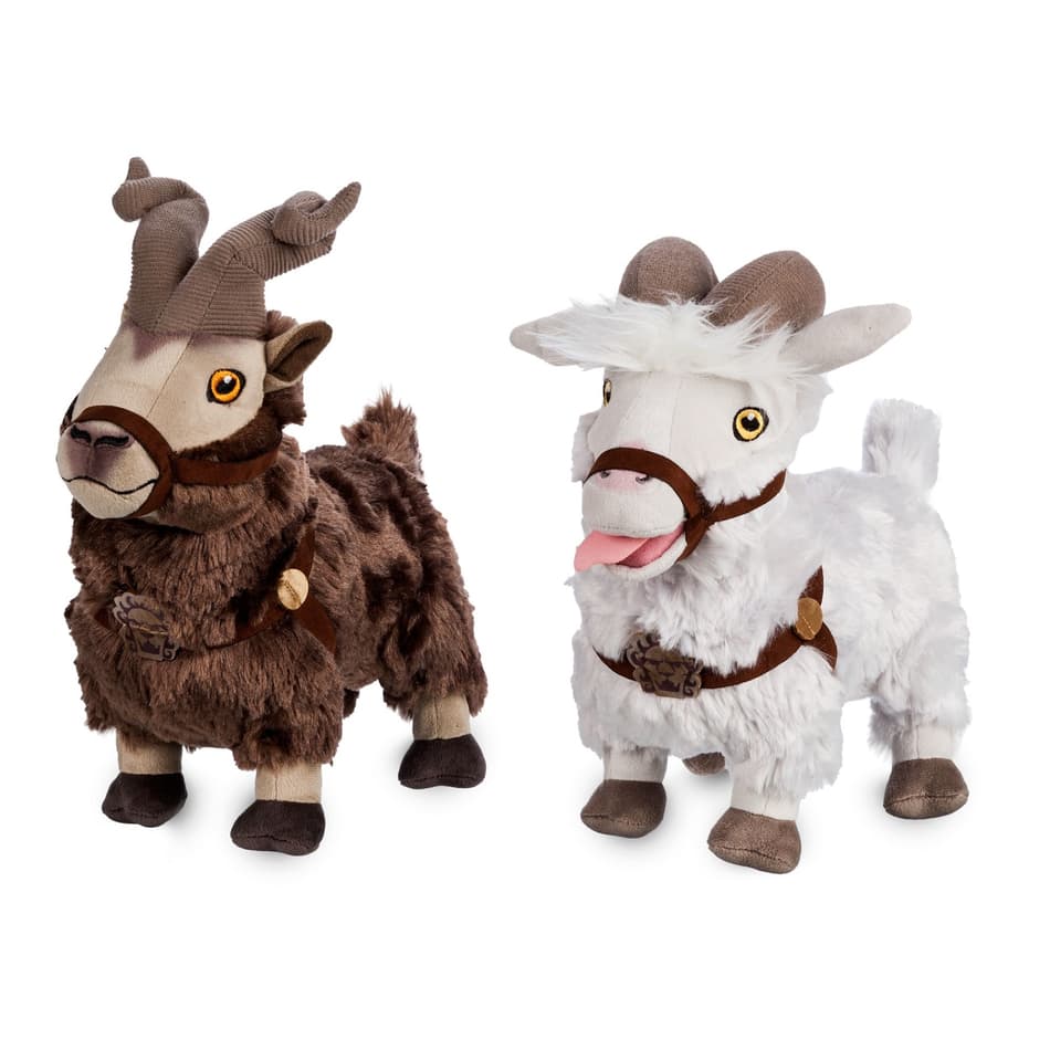 TOOTHGNASHER AND TOOTHGRINDER PLUSH GOAT SET