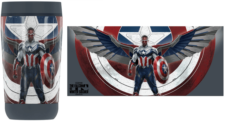 Captain America Drinkware / Amazon - coming soon
