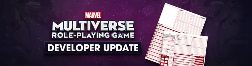 The 'Marvel Multiverse Role-Playing Game' Developer Update #1 Introduces New Character Sheet