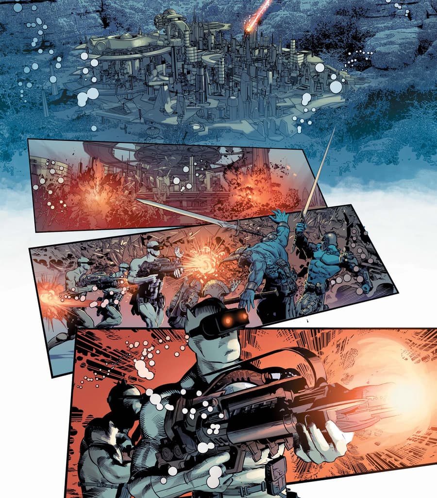 NEW AVENGERS (2013) #8 by Jonathan Hickman and Mike Deodato