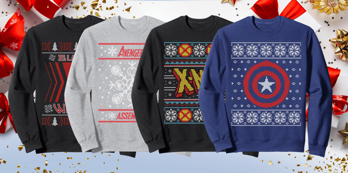 tand Deuk Slijm Holiday Gift Guide: Ugly Sweaters | Marvel