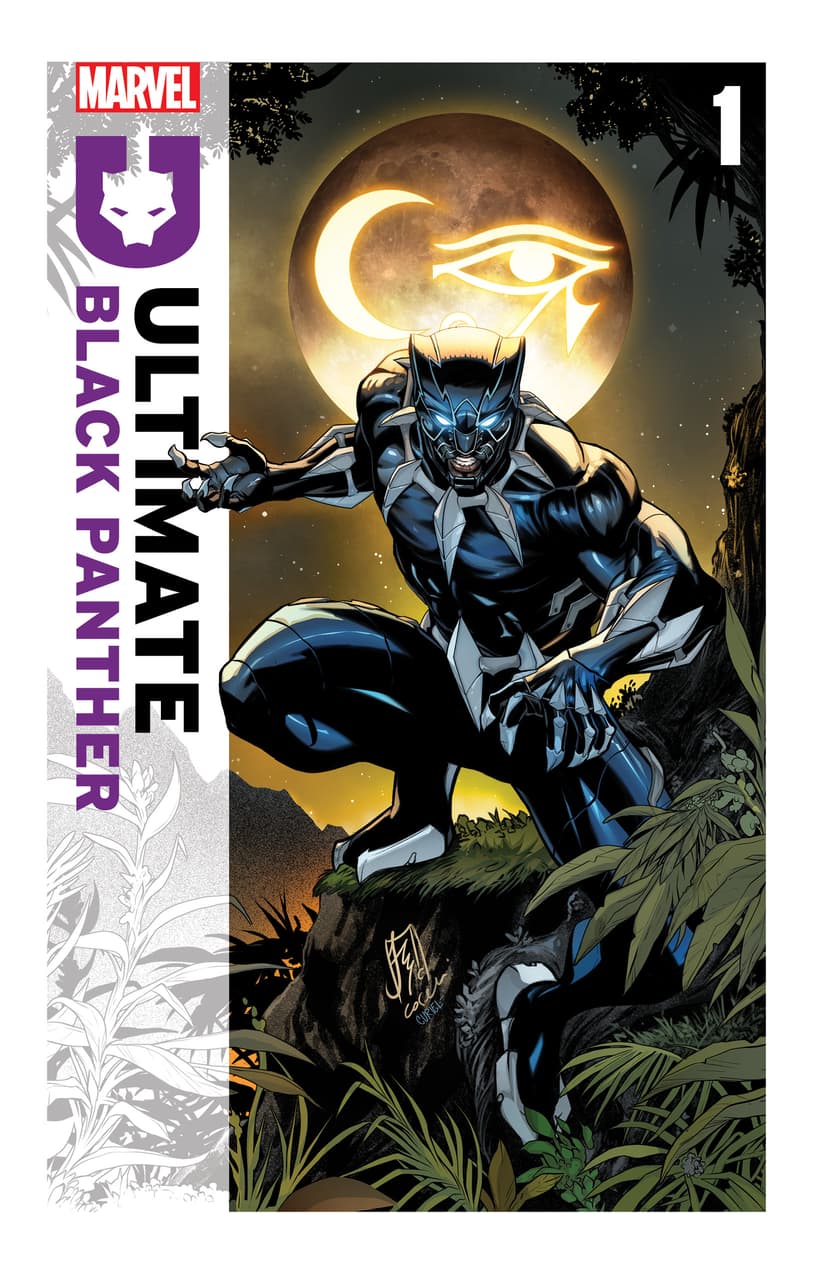 ULTIMATE BLACK PANTHER #1 cover by Stefano Caselli