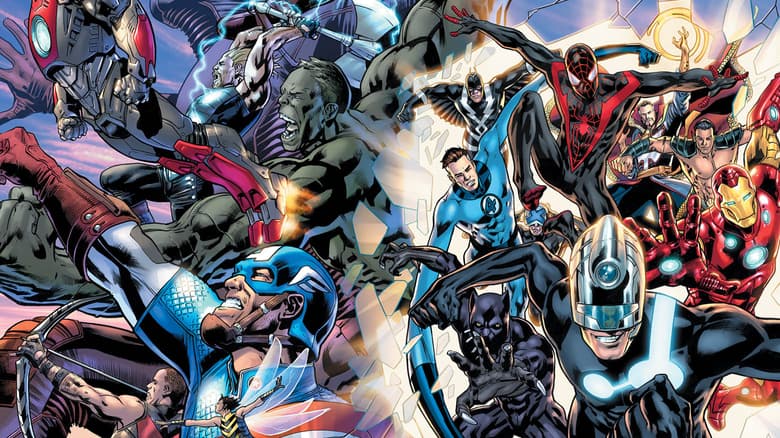 From cover image to ULTIMATE INVASION (2023) #1 by Bryan Hitch.