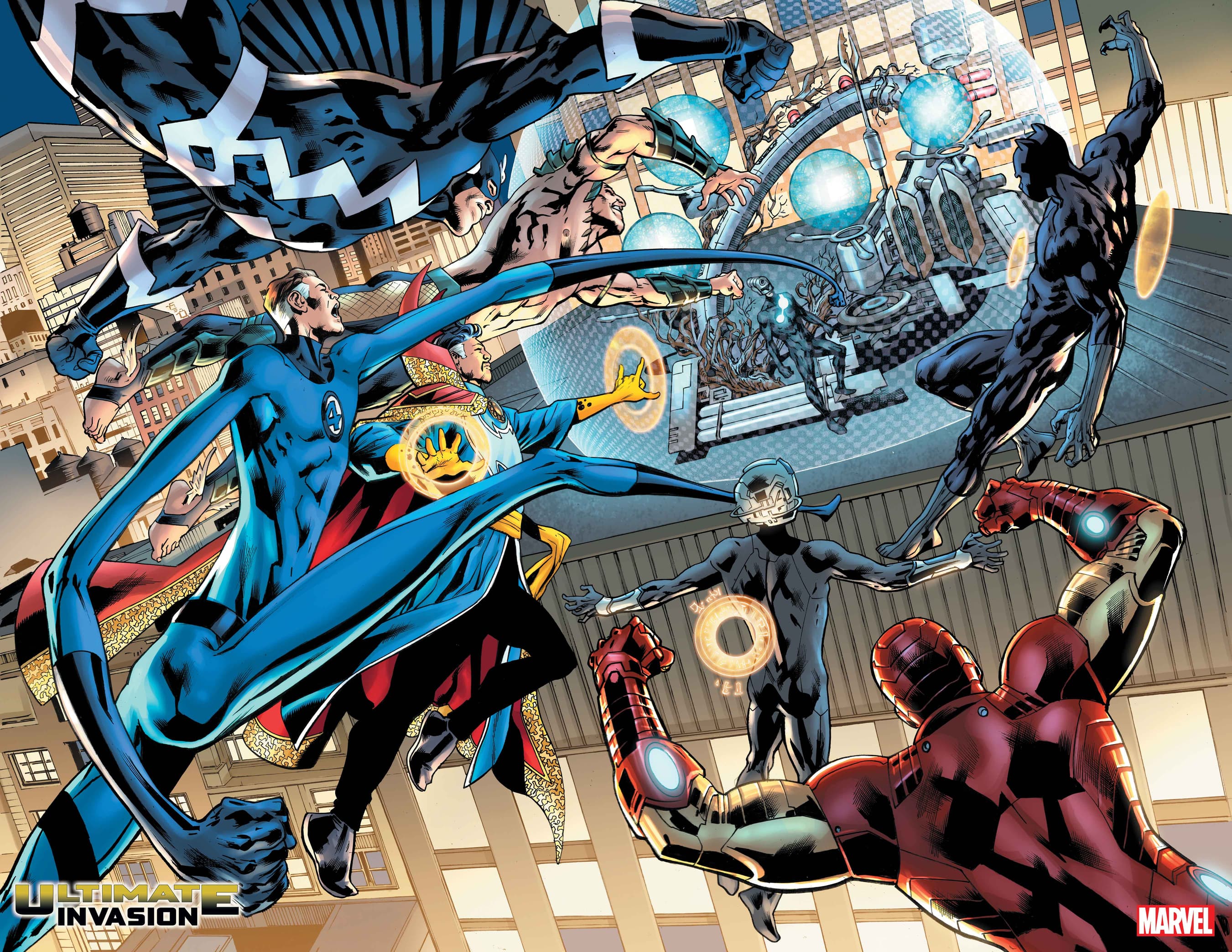 ULTIMATE INVASION (2023) #1 artwork by Bryan Hitch and Alex Sinclair