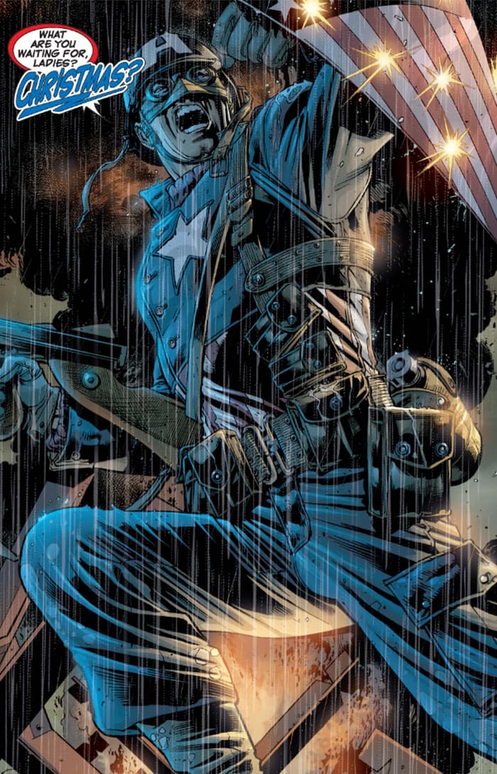 ULTIMATES (2002) #1 artwork by Bryan Hitch and Paul Mounts