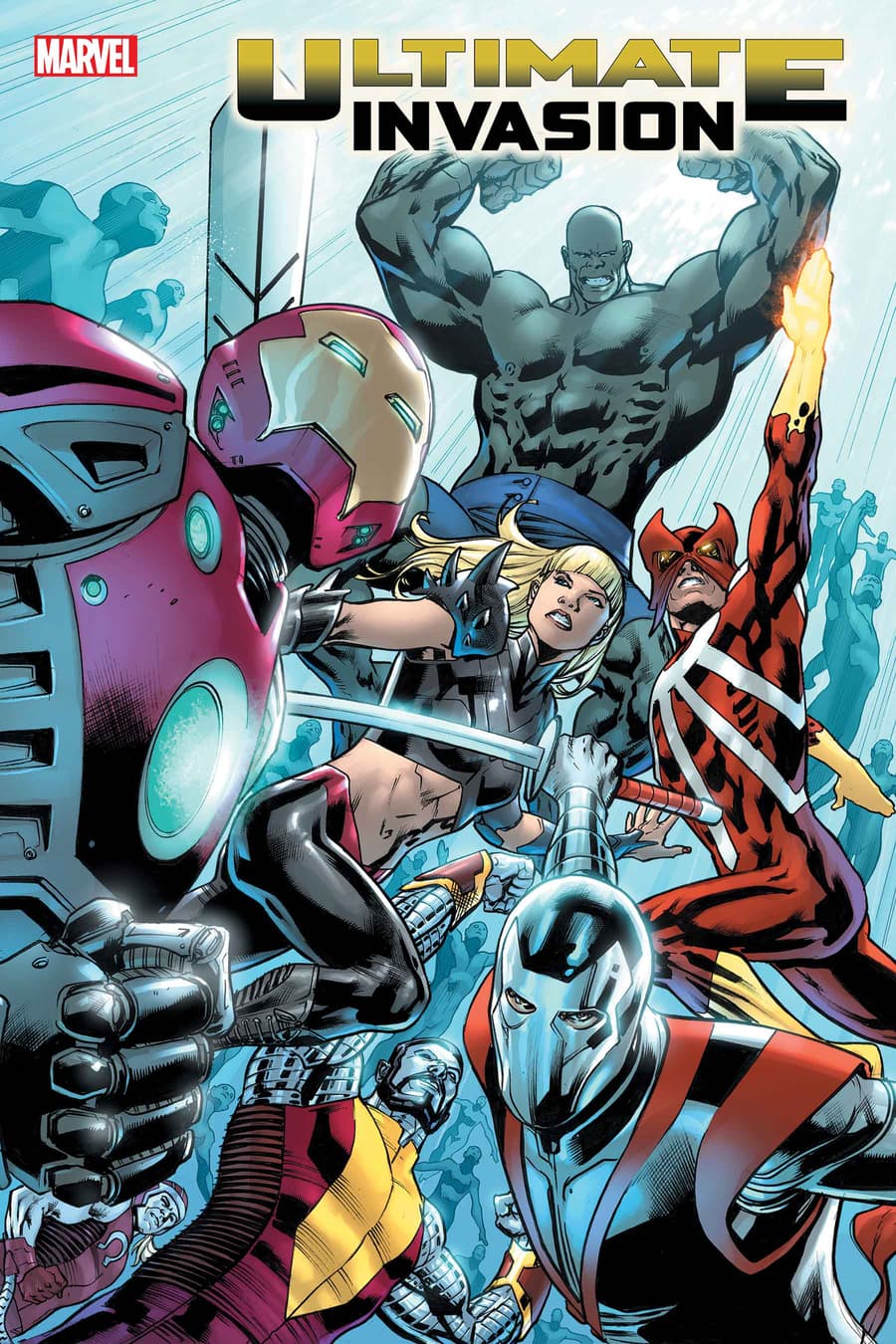 ULTIMATE INVASION #3 cover by Bryan Hitch