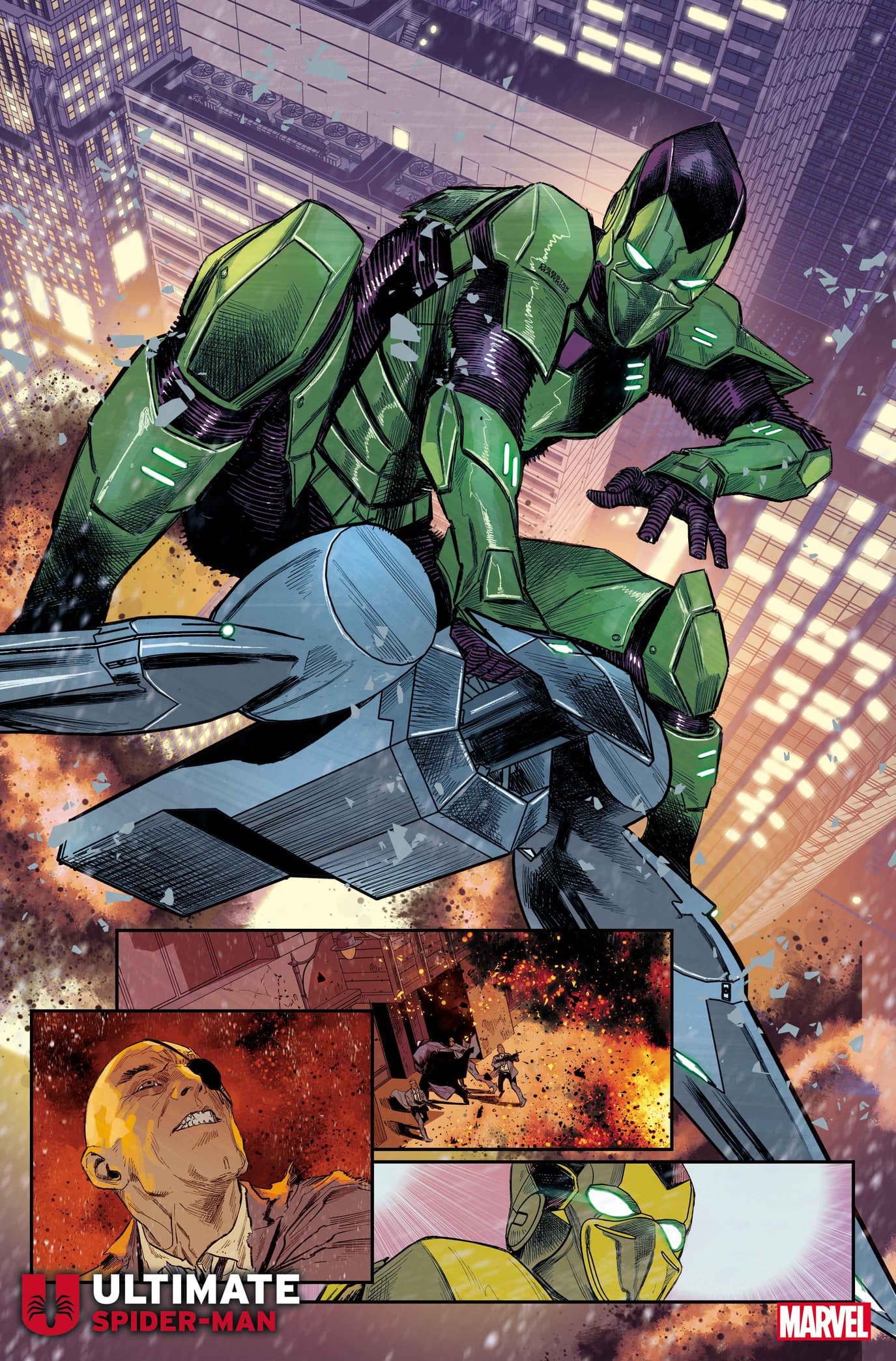 ULTIMATE SPIDER-MAN #1 interior artwork by Marco Checchetto and Matthew Wilson