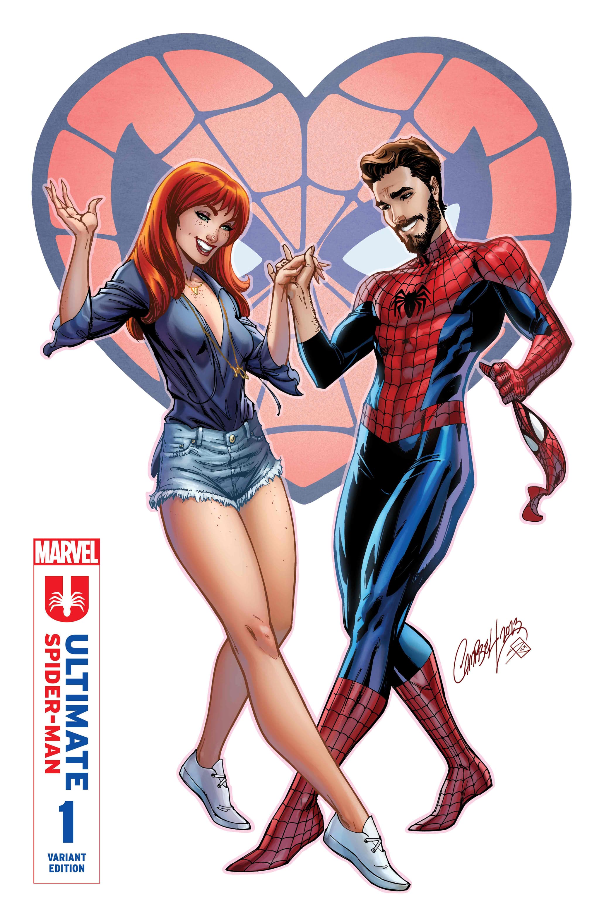 J. Scott Campbell's 'Ultimate Spider-Man #1' Cover Spotlights Peter Parker  and Mary Jane's Ultimate Love Story